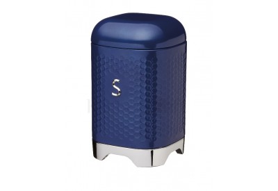 Kitchen Craft Lovello Retro Canister with Geometric Textured Finish - SUGAR